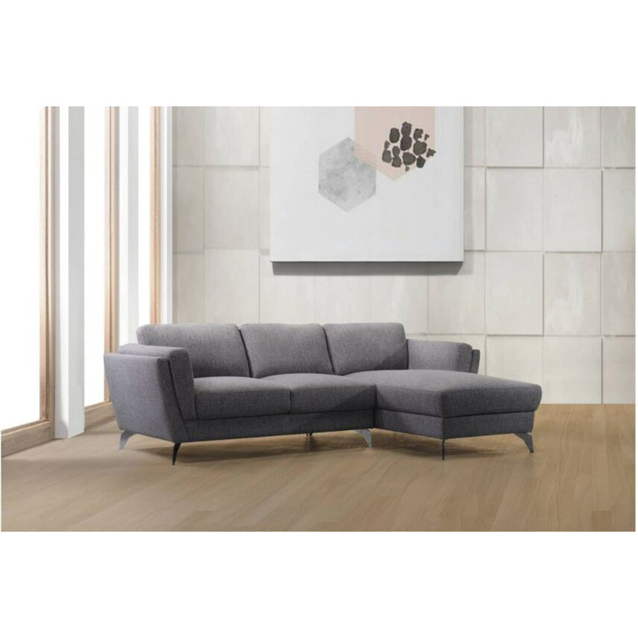 ACME - Beckett Sectional Sofa in Gray