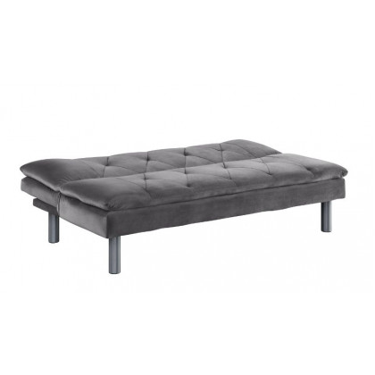 ACME - Cilliers Adjustable Sofa in Gray/Chrome