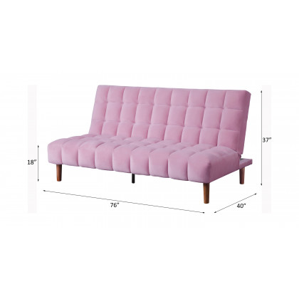ACME Yolandi Adjustable Sofa - Pink