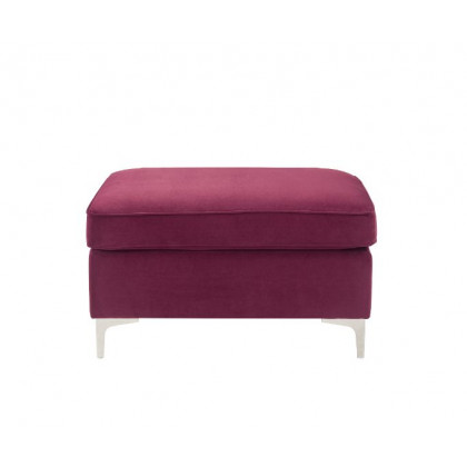 ACME Jaszira Ottoman - Burgundy Velvet