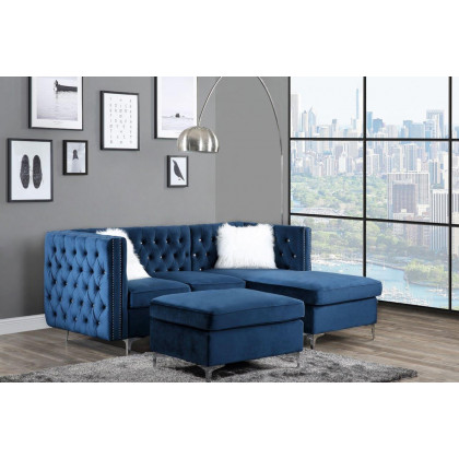 ACME Jaszira Modular Left Facing and Right Facing Arms - Blue Velvet