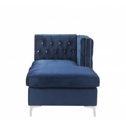 ACME Jaszira Modular Chaise - Blue Velvet