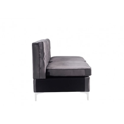 ACME Jaszira Modular Armless Sofa - Gray Velvet