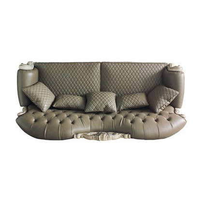 ACME Dresden Sofa with 5 Pillows - Gray