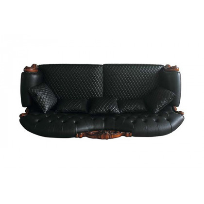 ACME Dresden Sofa with 5 Pillows - Black