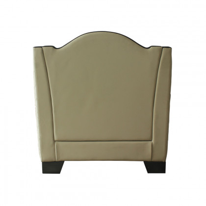ACME - House Beatrice Chair with Pillow in Beige /Black/Charcoal