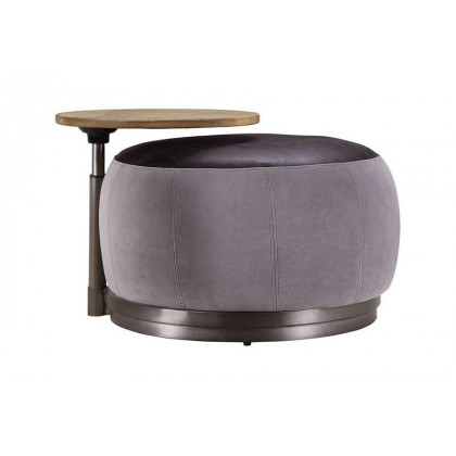 ACME - Decapree Ottoman in Antique Slate/Gray