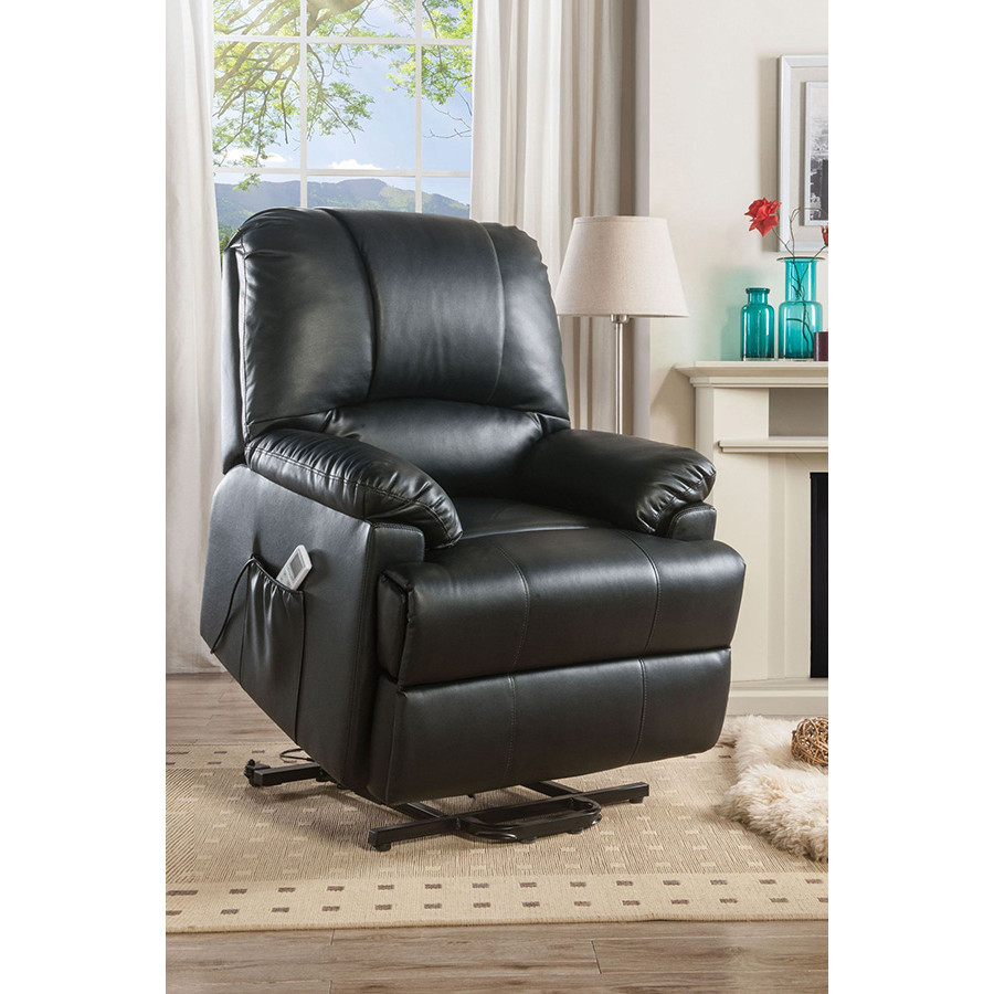 ACME Ixora Power Lift and Massage Recliner - Black