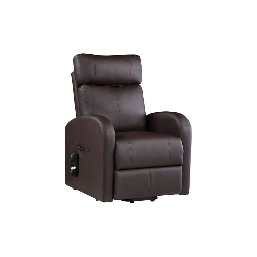 ACME Ricardo Recliner with Power Lift - Brown PU