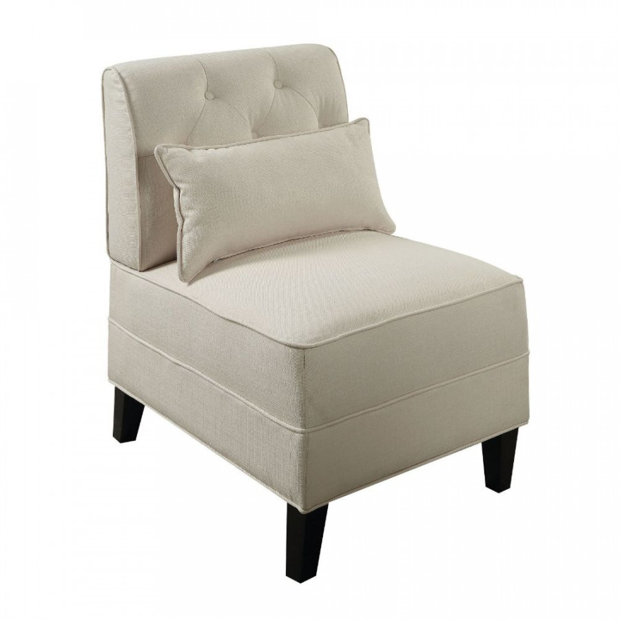 ACME - Susanna Accent Chair in Cream Linen