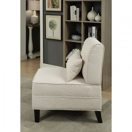 ACME - Susanna Accent Chair in Cream Linen