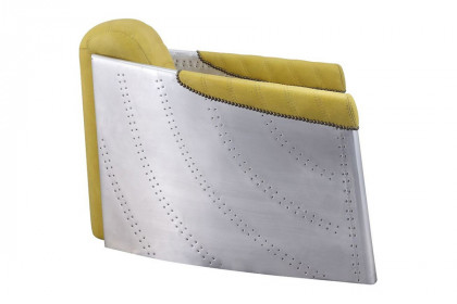 ACME™  - Brancaster Accent Chair Yellow Top Grain Leather