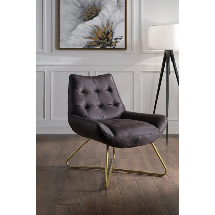 ACME - Dhalsim Accent Chair in Antique Ebony