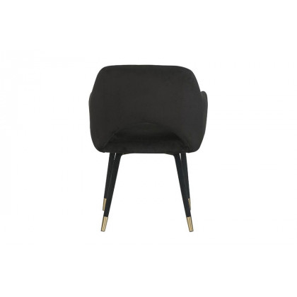 ACME Applewood Accent Chair - Black Velvet and Gold