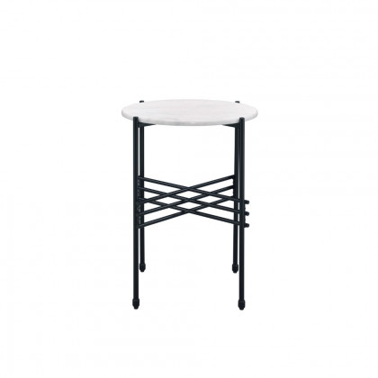ACME - Taigi 3PC Table & Chair Set in Gray/Black