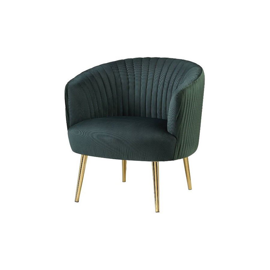 ACME - Sigurd Accent Chair in Velvet/Gold