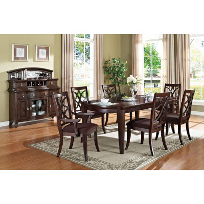 ACME - Keenan Dining Table in Dark Walnut