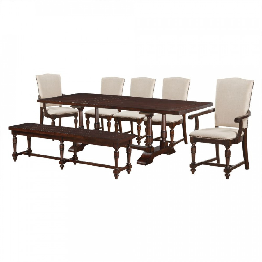 ACME - Tanner Dining Table in Cherry (60830)