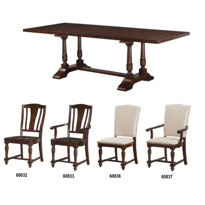 ACME - Tanner Dining Table in Cherry (60830)