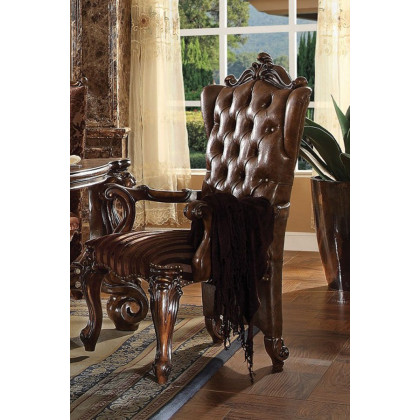 ACME Versailles Arm Chair (Set-2) - Light Brown/Cherry Oak