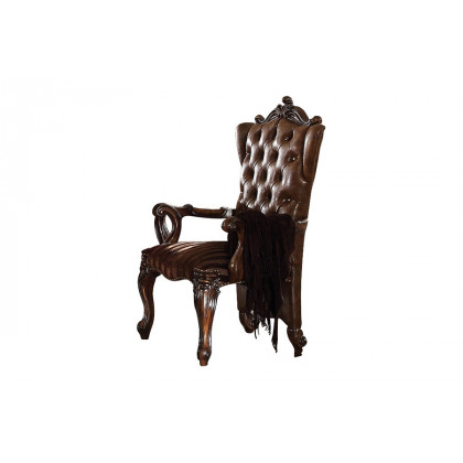 ACME Versailles Arm Chair (Set-2) - Light Brown/Cherry Oak