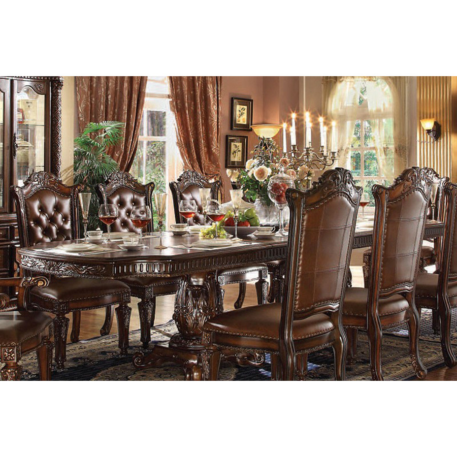 ACME - Vendome Double Pedestal Dining Table