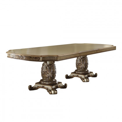 ACME - Vendome Double Pedestal Dining Table