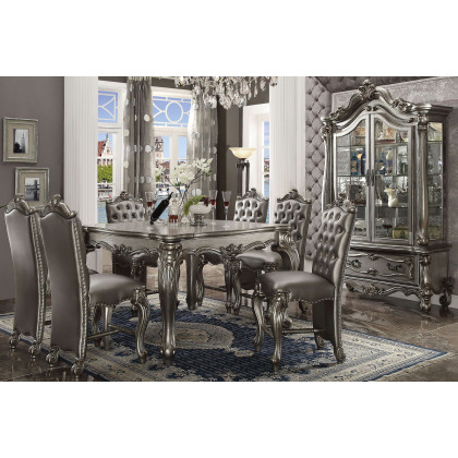 ACME - Versailles Curio in Antique Platinum