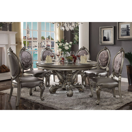 ACME - Versailles Dining Table in Antique Platinum