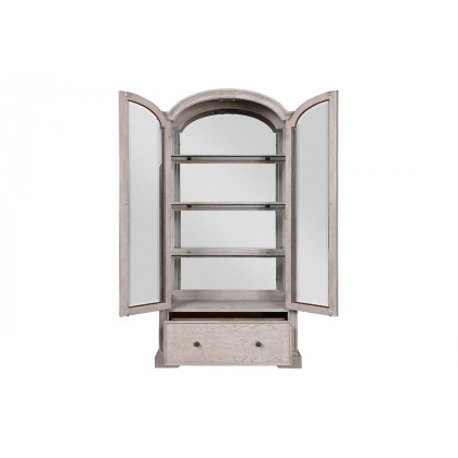 ACME - Wynsor Curio Cabinet in Antique White