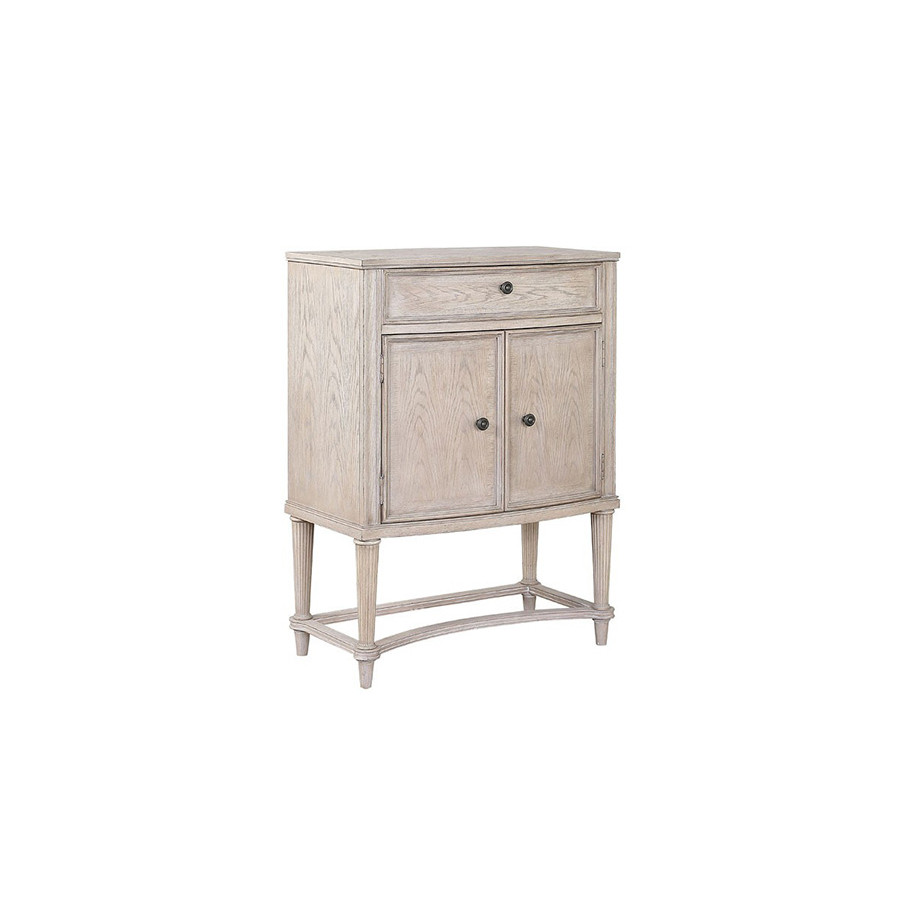 ACME - Wynsor Wine Cabinet in Antique White