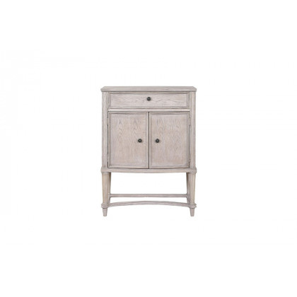 ACME - Wynsor Wine Cabinet in Antique White