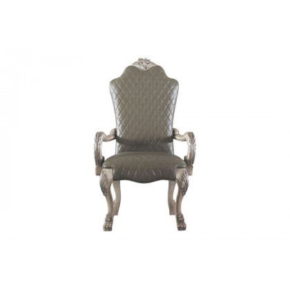 ACME - Dresden Arm Chair (Set-2) in Vintage Bone White