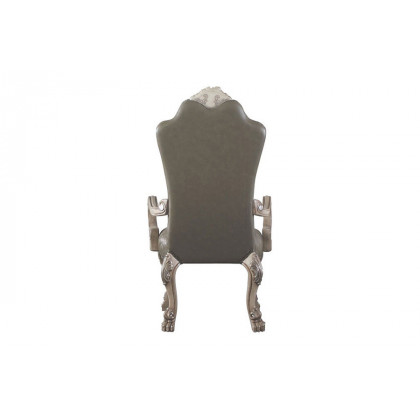 ACME - Dresden Arm Chair (Set-2) in Vintage Bone White
