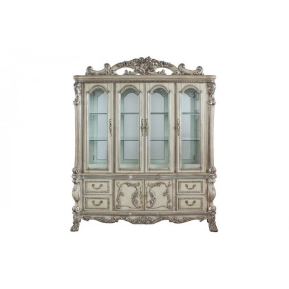 ACME Dresden Buffet & Hutch - Vintage Bone White