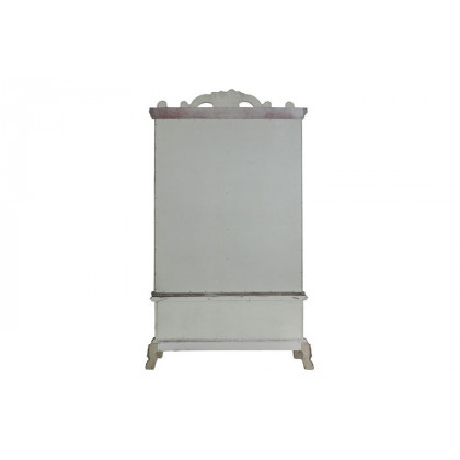 ACME Dresden Curio Cabinet - Vintage Bone White