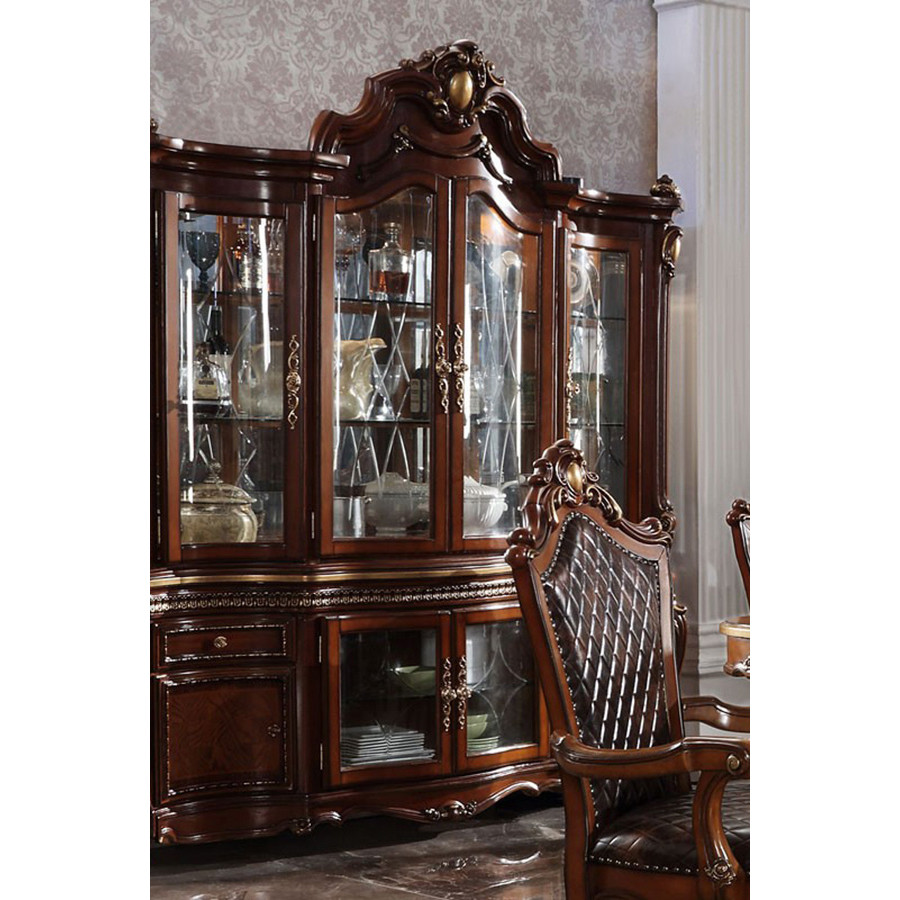 ACME Picardy Buffet with Hutch - Cherry Oak