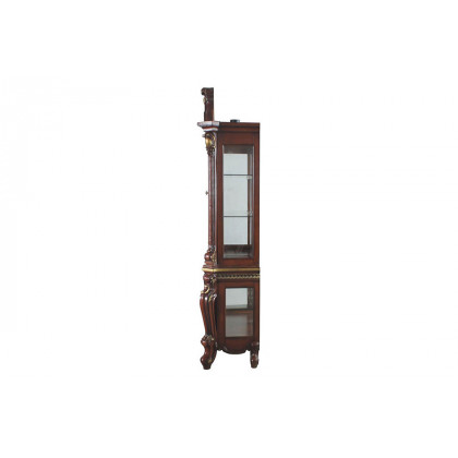 ACME Picardy Curio Cabinet - Cherry Oak