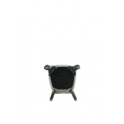 ACME - House Delphine Side Chair (Set of 2) in Two Tone Ivory Beige/Charcoal