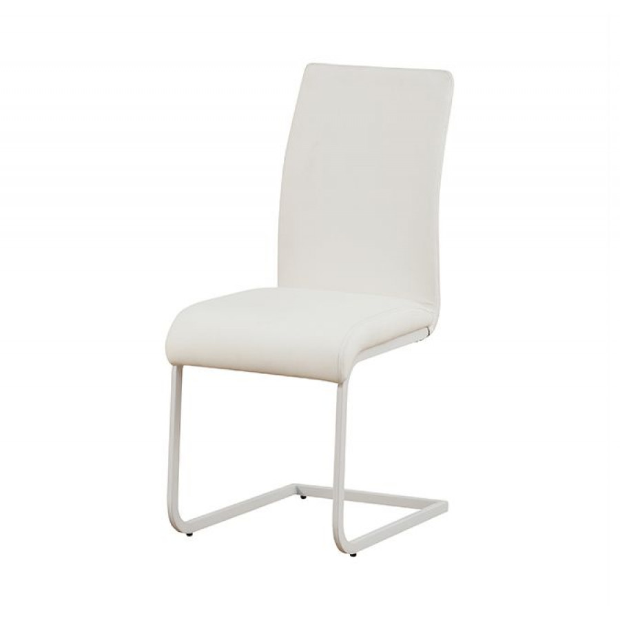 ACME - Gordie Side Chair (2Pc) in White PU