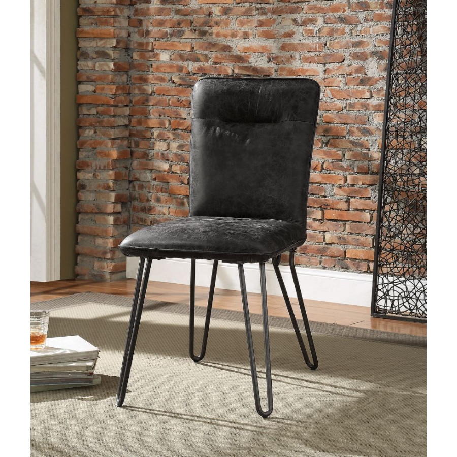 ACME - Orchards Side Chair (Set of 2) in Antique Ebony/Antique Black