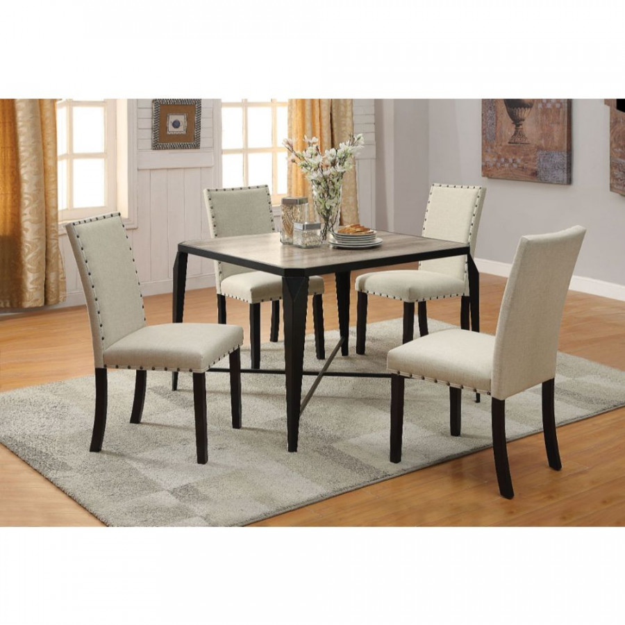 ACME - Oldlake Side Chair (2Pc) in Black