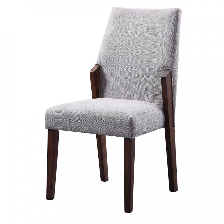 ACME - Benoit Side Chair (Set of 2) in Gray Brown