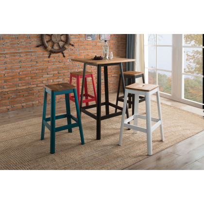 ACME - Jacotte Bar Table in Natural/Black
