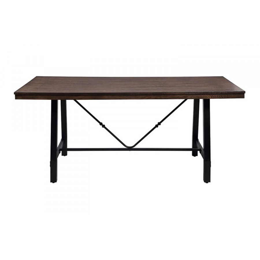 ACME - Mariatu Dining Table in Oak/Black