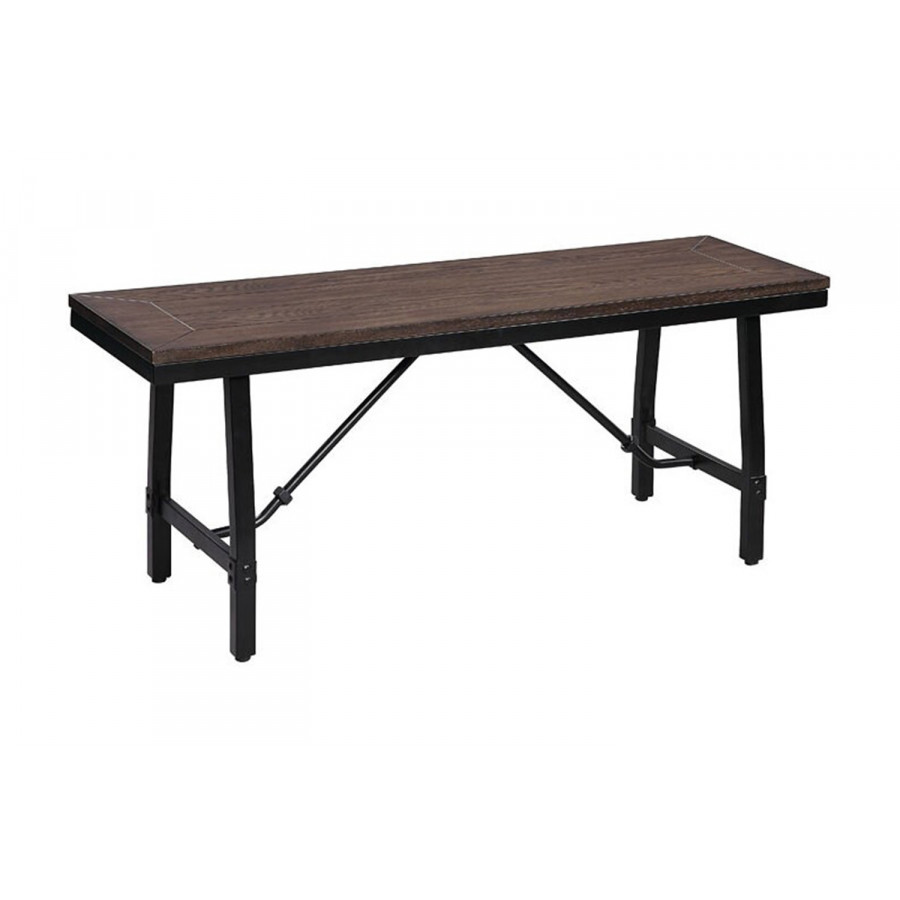 ACME - Mariatu Bench in Oak/Black