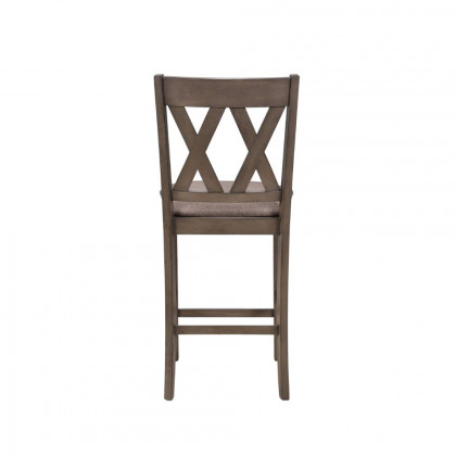 ACME - Scarlett Counter Height Chair (2Pc) in Brown Walnut