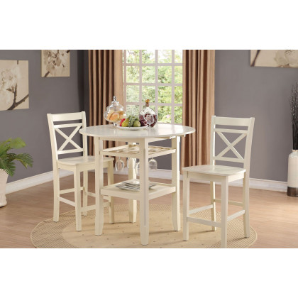 ACME - Tartys Counter Height Chair Set of 2