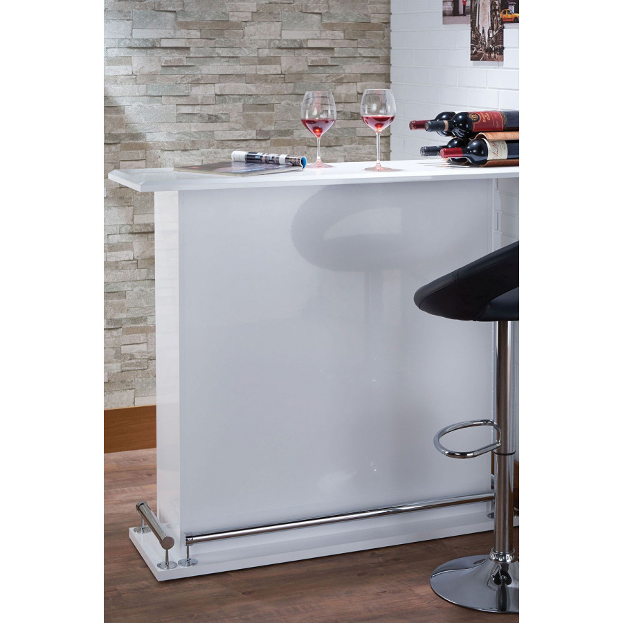 ACME - Kite Bar Table in White High Gloss