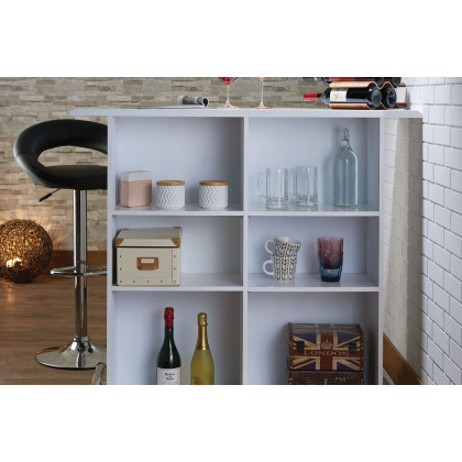 ACME - Kite Bar Table in White High Gloss